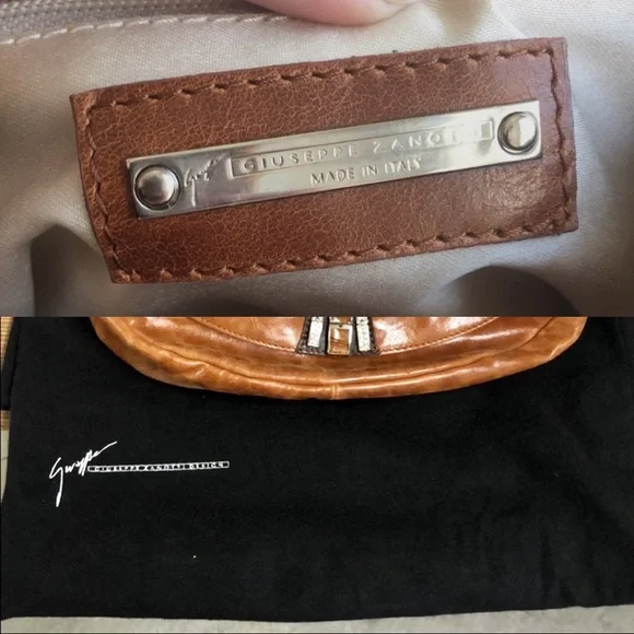 Giuseppe Zanotti Boho Glam Leather Shoulder Bag - Picture 7 of 8